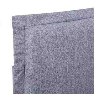Rám postele světle šedý textil 140 x 200 cm - obrázek 5
