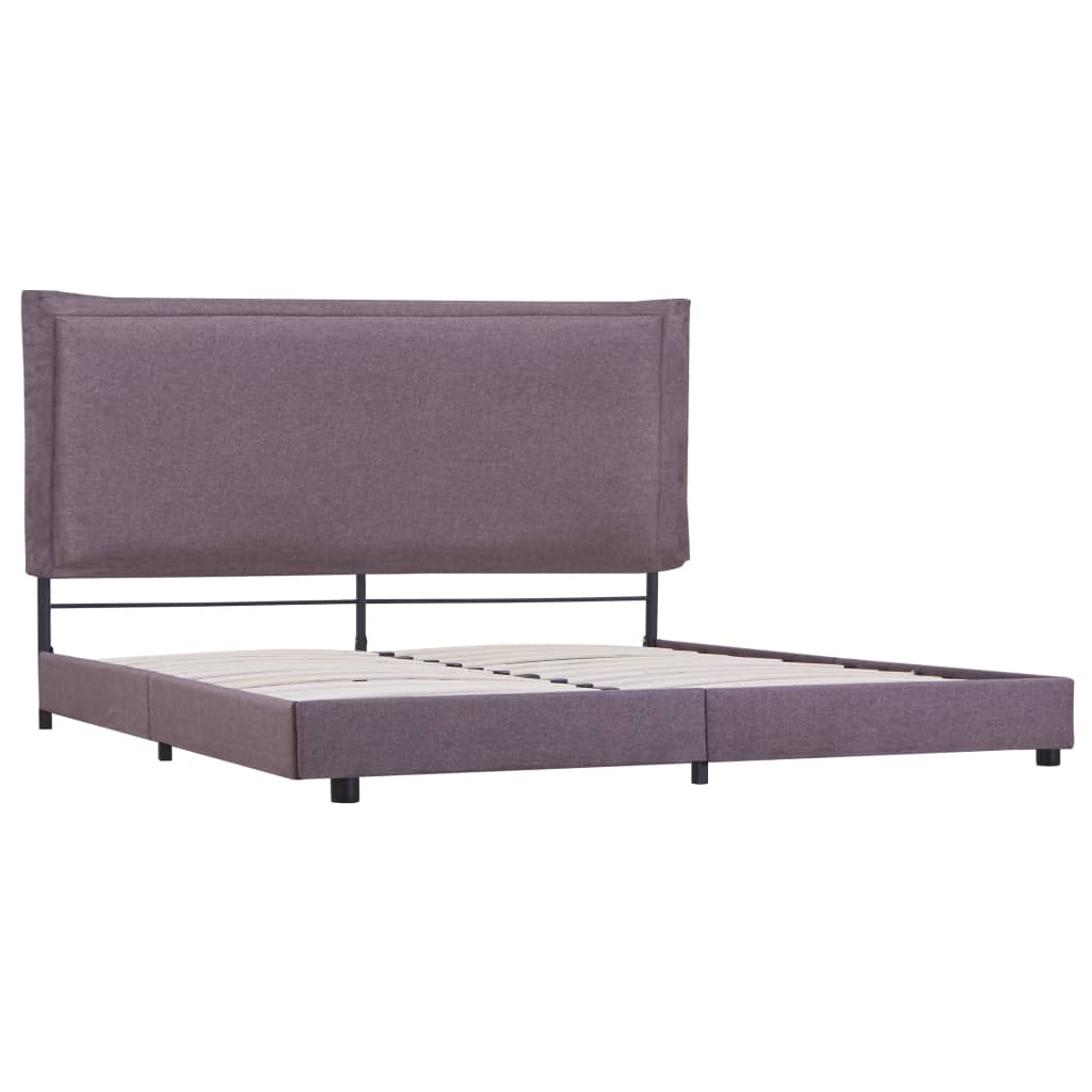 

vidaXL Bedframe stof taupe 180x200 cm