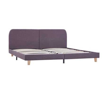 vidaXL Bed Frame Taupe Fabric 180x200 cm 6FT Super King
