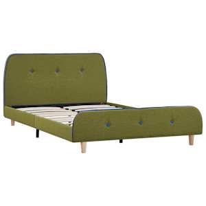 vidaXL Sengeramme gr&oslash;nn stoff 120x190 cm