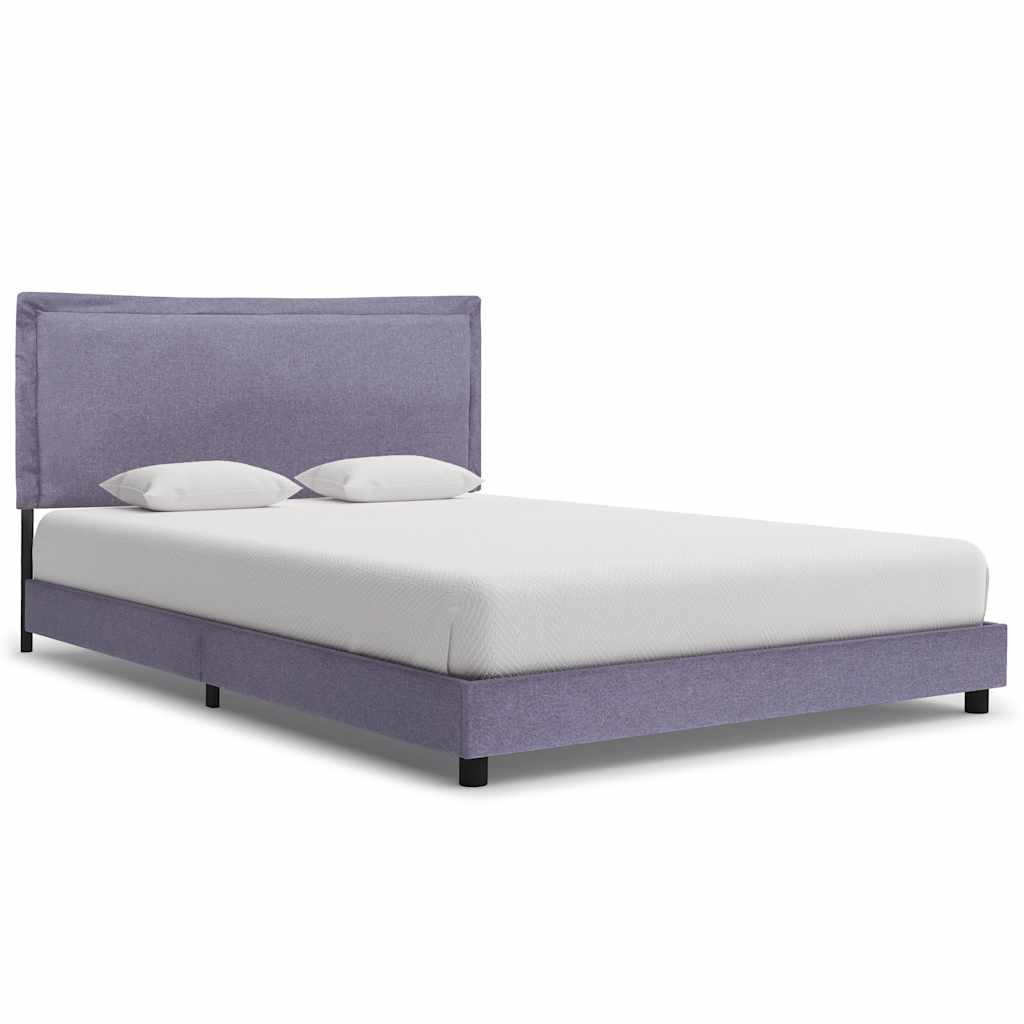 vidaXL Giroletto senza Materasso Grigio Chiaro 135x190 cm in Tessuto