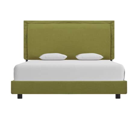 vidaXL Sengeramme gr&oslash;nn stoff 120x190 cm