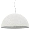 vidaXL laelamp, valge ja h&otilde;bedane, &Oslash;50 cm E27