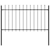 vidaXL aiapiire Woerden odaotsaga, terasest, 170 x 100 cm, must