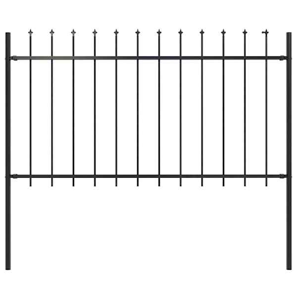 vidaXL aiapiire Woerden odaotsaga, terasest, 170 x 100 cm, must