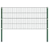 vidaXL aiapaneel postidega, raud, 176,5 x 80 cm, roheline