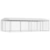 vidaXL koeraaed katusega 7,6 x 3,8 x 2,3 m