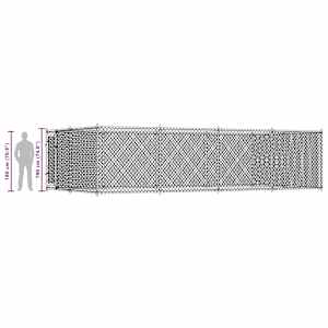 Venkovní psí kotec 7,6 x 3,8 x 1,9 m - obrázek 9