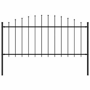 vidaXL aiapiire Woerden odaotsaga, terasest, 170 x 75 cm, must