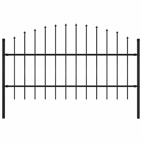 vidaXL aiapiire Woerden odaotsaga, terasest, 170 x 100 cm, must