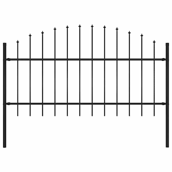 vidaXL aiapiire Woerden odaotsaga, terasest, 170 x 125 cm, must