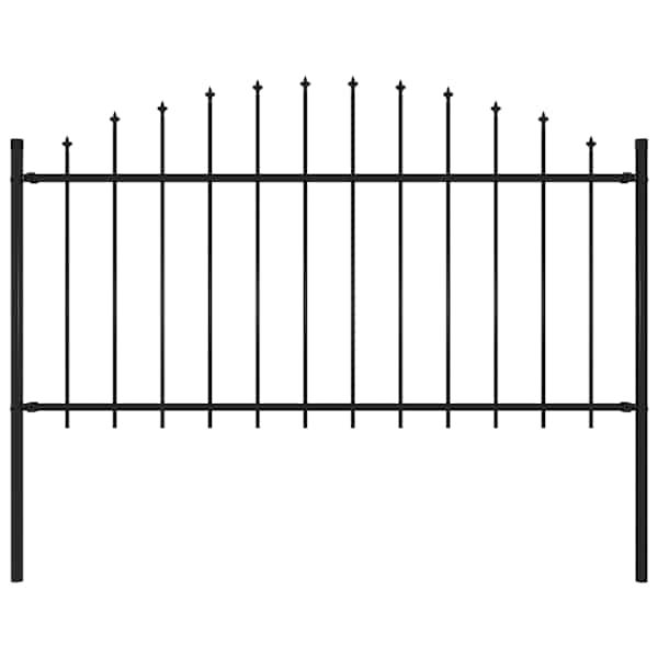 vidaXL aiapiire Woerden odaotsaga, terasest, 170 x 150 cm, must