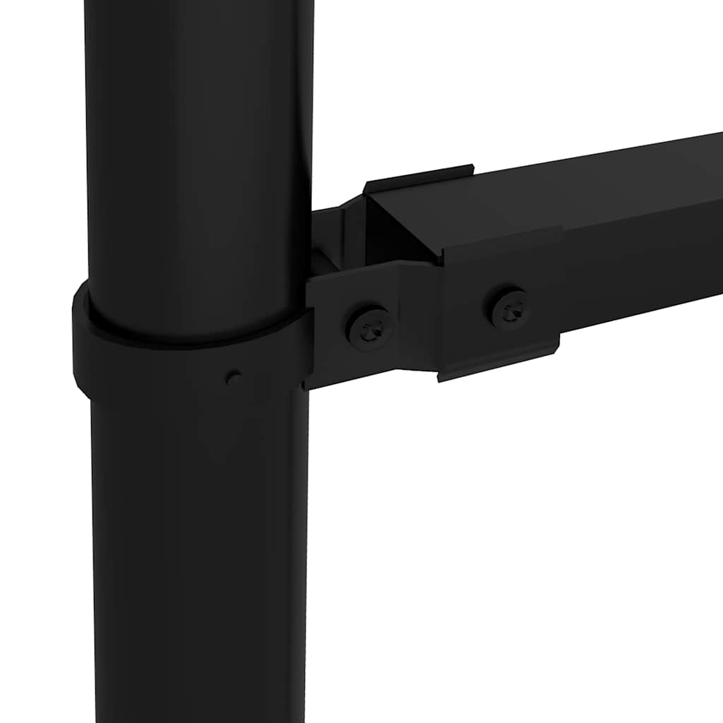 Thumbnail - vidaXL Gartenzaun mit Speerspitze Stahl 170 x 150 cm Schwarz