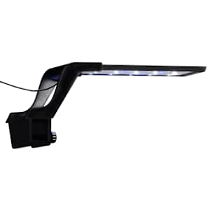 vidaXL akvaariumi LED-tuli klambriga 25&ndash;45 cm, sinine ja valge