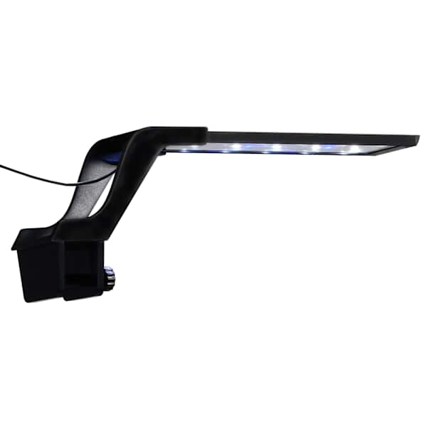 vidaXL akvaariumi LED-tuli klambriga 25&ndash;45 cm, sinine ja valge
