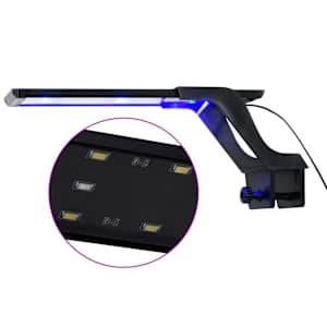 LED světlo do akvária se svorkami 25–45 cm modré a bílé - obrázek 2