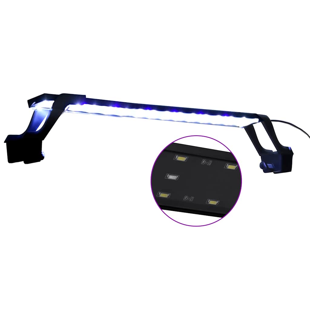 

vidaXL Aquariumlamp met klemmen LED 55-70 cm blauw en wit