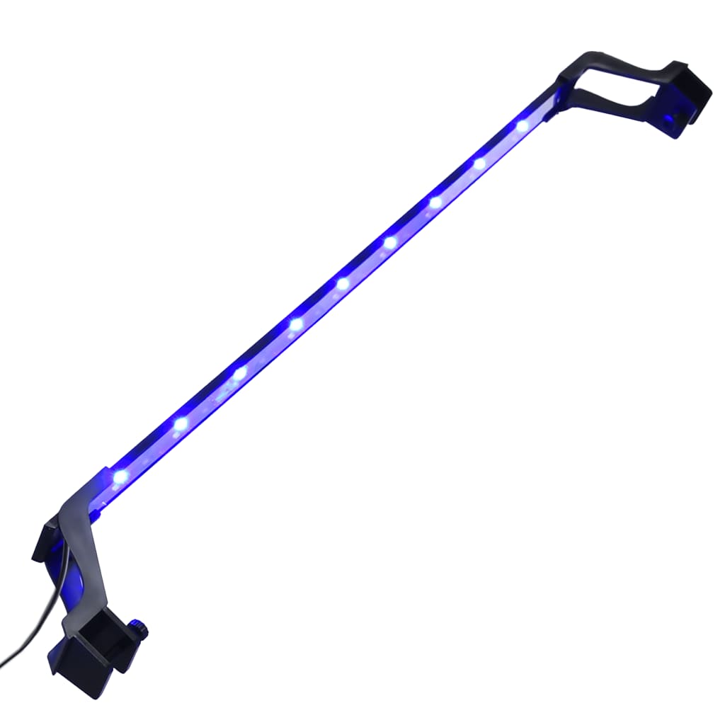 vidaXL Lampă LED pentru acvariu, cu cleme, albastru/alb, 75-90 cm vidaXL