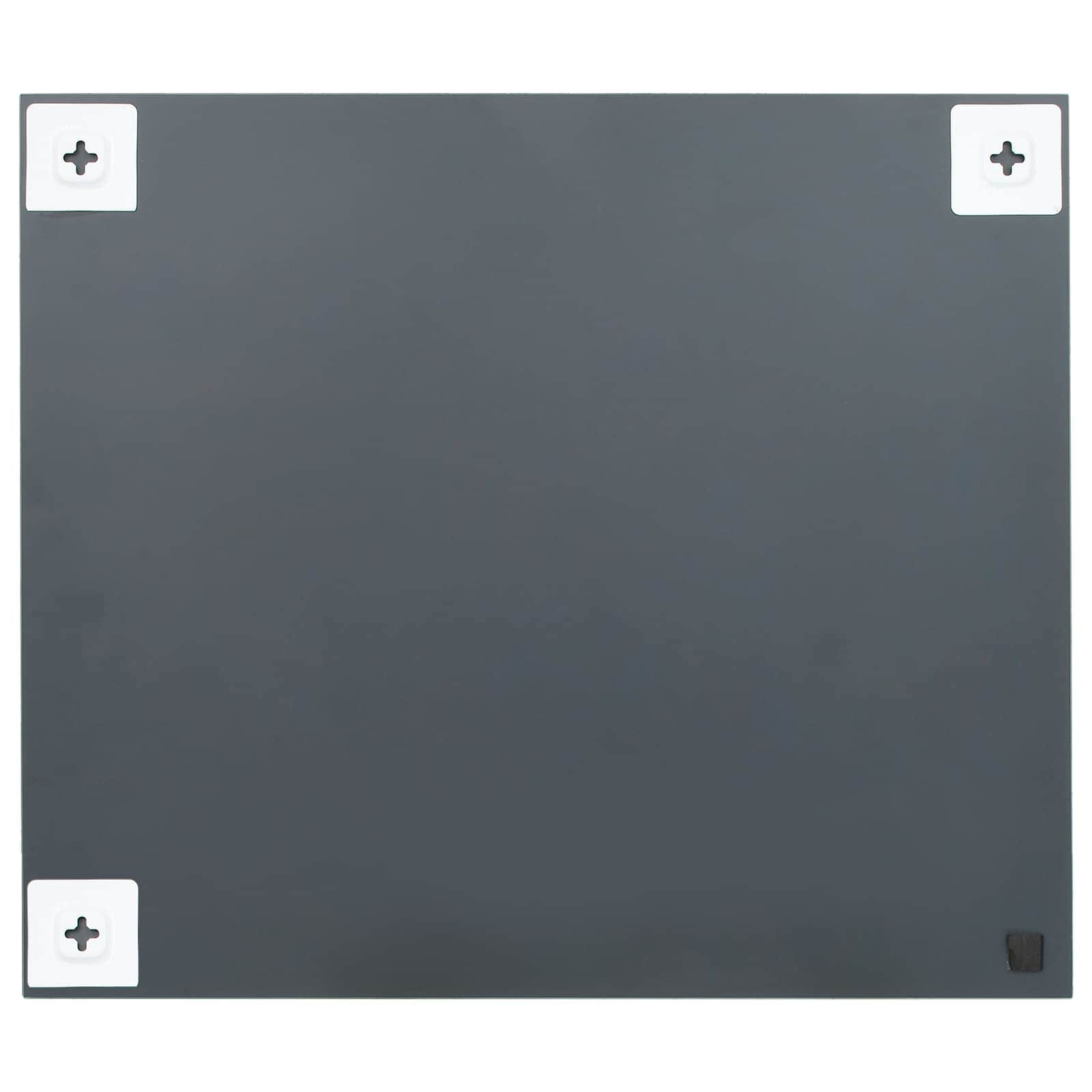 vidaXL Spiegel frameloos 100x60 cm glas Zilver