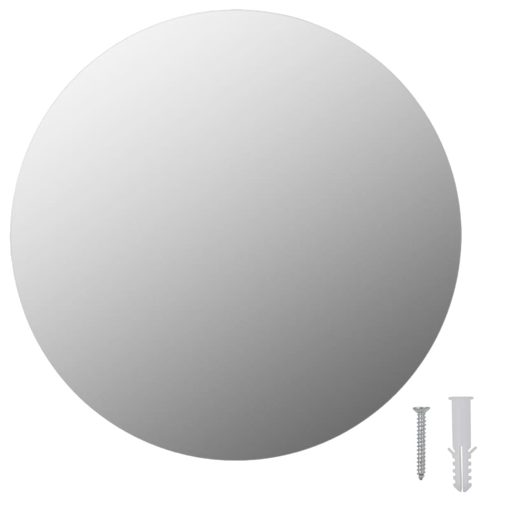 Image of vidaXL Frameless Mirror Round 30 cm Glass