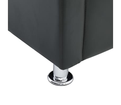 vidaXL Poltrona Cubo Relax Elegante Imbottita Seggiola Cabriolet Divanetto a Pozzetto Telaio Legno Rivestita in Similpelle Marrone