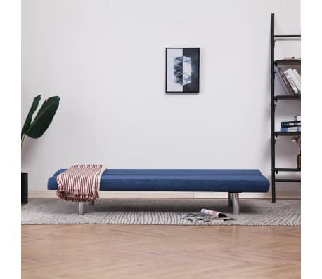 vidaXL Sofa-lova, mėlyna, poliesteris