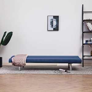 vidaXL Sofa-lova, mėlyna, poliesteris