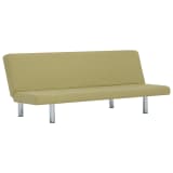 vidaXL Sofa-lova, žalia, poliesteris