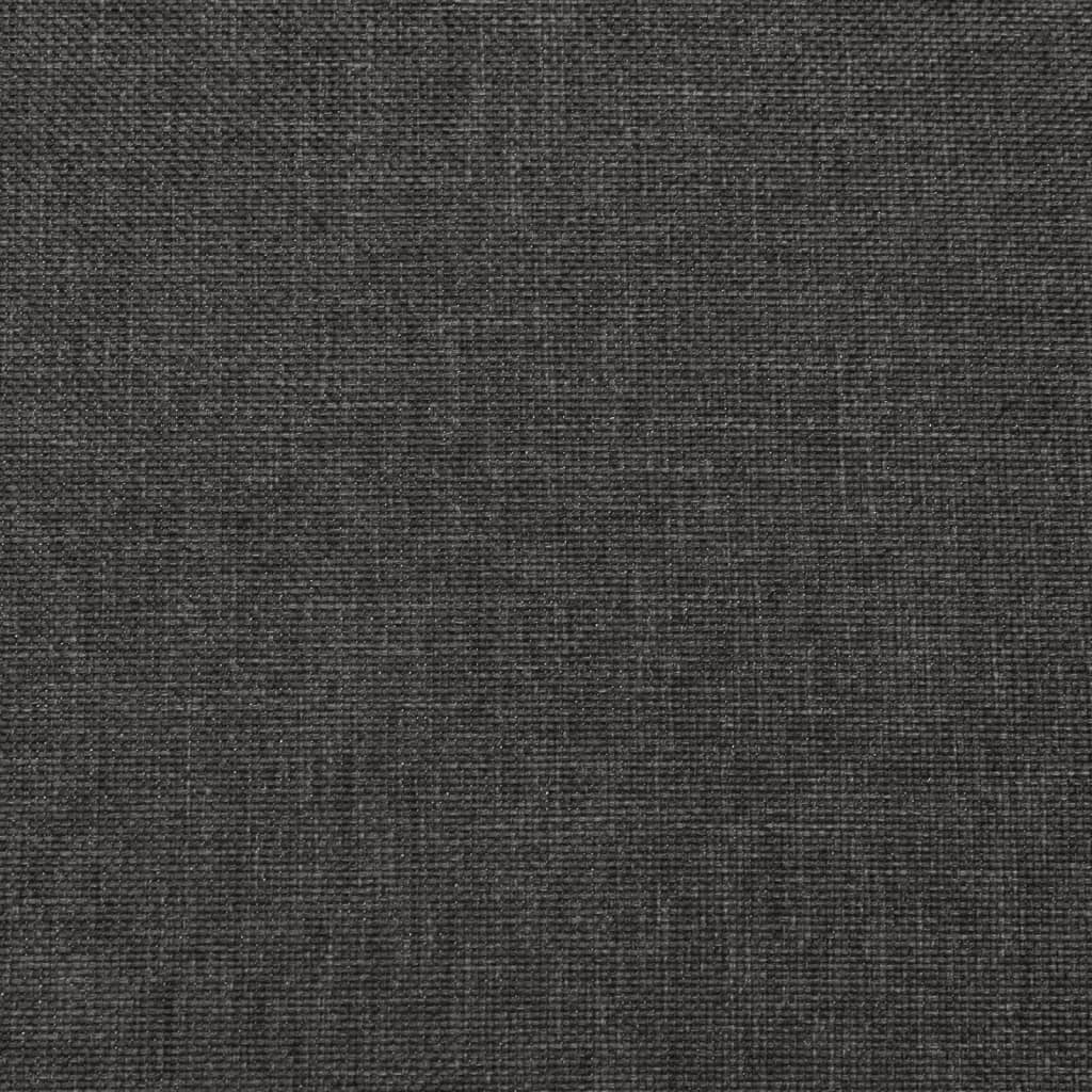Masážní polohovací křeslo tmavě šedé textil