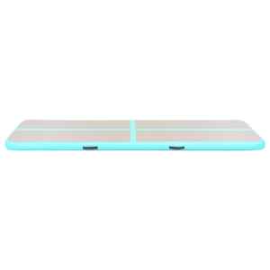 Nafukovací cvičební podložka s pumpou 300x100x10 cm PVC zelená - obrázek 5
