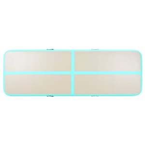 Nafukovací cvičební podložka s pumpou 300x100x10 cm PVC zelená - obrázek 7