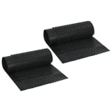 vidaXL Lámina de drenaje nodular 2 unidades HDPE 400 g/m² 0,5x20 m