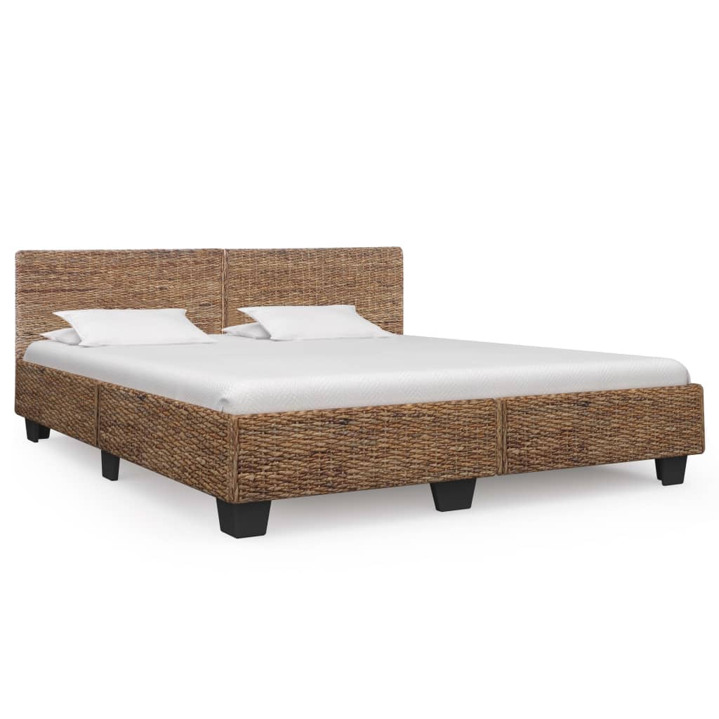 vidaXL Cadru de pat, culoare naturală, 180 x 200 cm, ratan natural