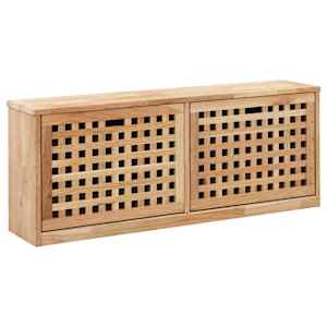 vidaXL jalatsite hoiupink, 94 x 20 x 38 cm, toekas p&auml;hklipuit
