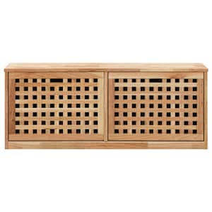 Botníková lavice 94 x 20 x 38 cm masivní ořechové dřevo - obrázek 3