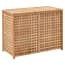  vidaXL tömör diófa szennyeskosár 87,5 x 46 x 67 cm termék 2. képe