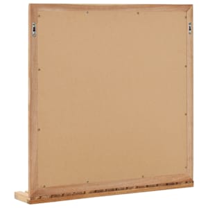 Koupelnové zrcadlo 60 x 12 x 62 cm masivní ořechové dřevo - obrázek 4