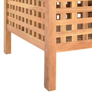 Úložná lavice 93 x 49 x 49 cm masivní ořechové dřevo - obrázek 7