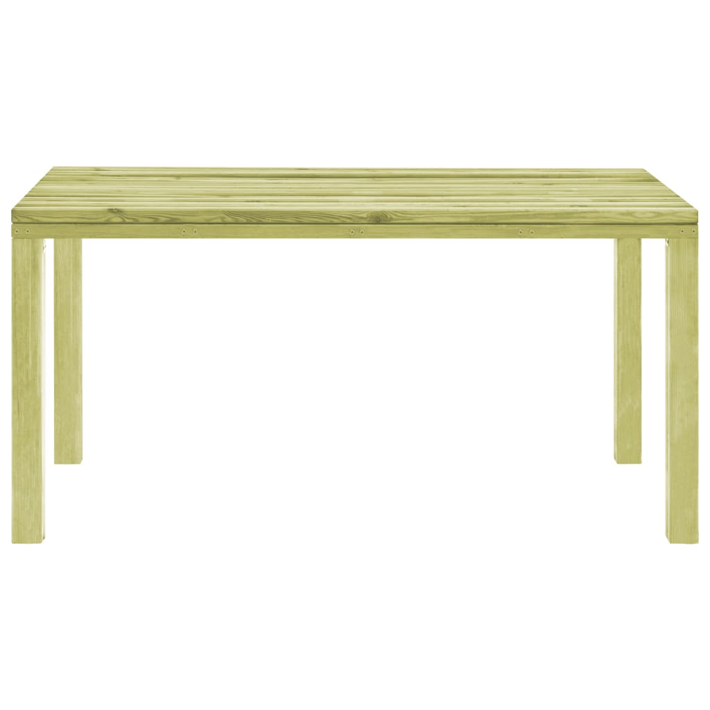 vidaXL Vrtni blagovaonski stol 150x75,5x77 cm od impregnirane borovine