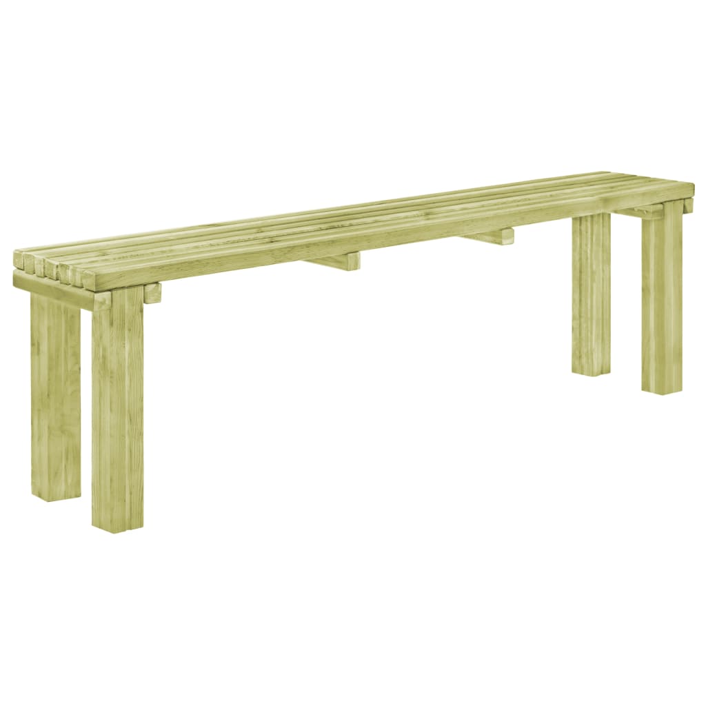 vidaXL Πάγκος Τραπεζαρίας Κήπου 150×27,5×45 εκ. Εμποτ. Ξύλο Πεύκου FSC