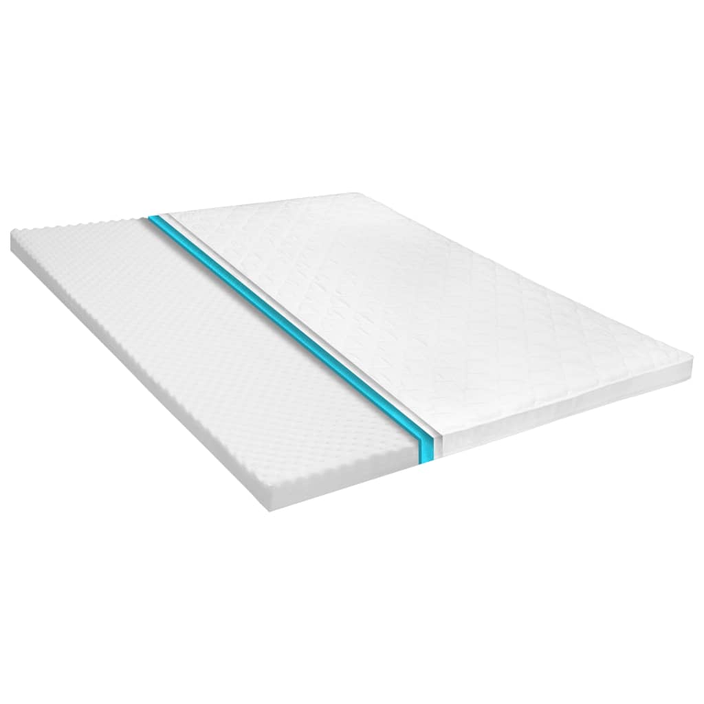 vidaXL Topper saltea, 140x200 cm, profil tip ou cu spumă rece, 6 cm