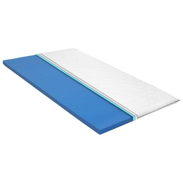 vidaXL pealismadrats 90 x 200 cm viskoosist m&auml;luvaht 6 cm