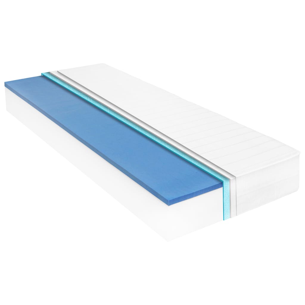 vidaXL Matelas 100x200 cm Mousse à mémoire de forme Visco 18 cm