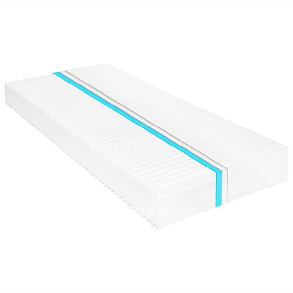 vidaXL madrats 140 x 200 cm 7 tsooni PU-vaht 16 cm H2 H3