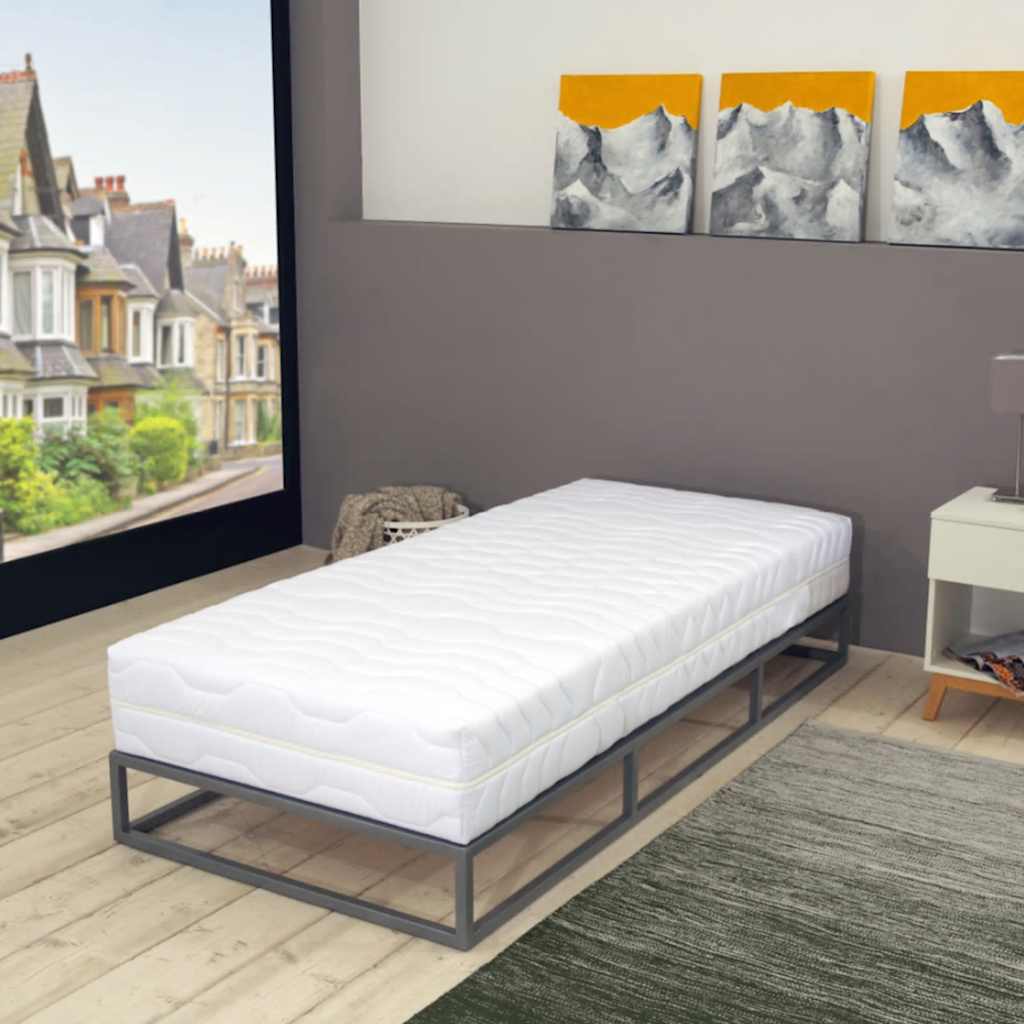 vidaXL Matelas 120 x 200 cm 7 zones Ressort ensaché 20 cm H2