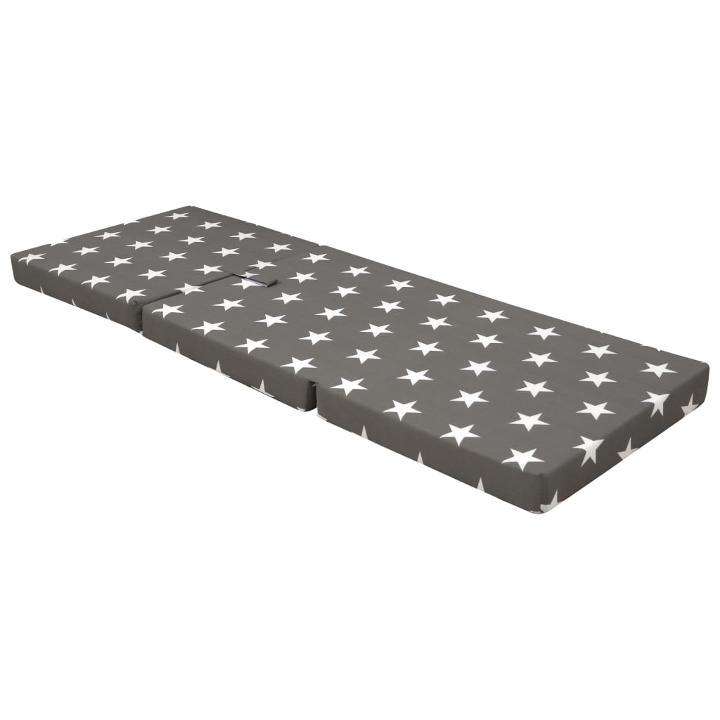 vidaXL Trifold Foam Mattress 190 x 70 x 9 cm Grey