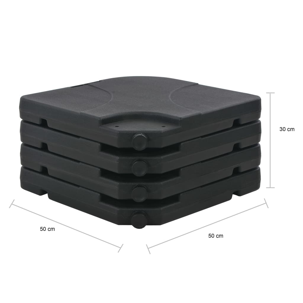 dārza saulessargs ar pamatni, pārnēsājams, terakota