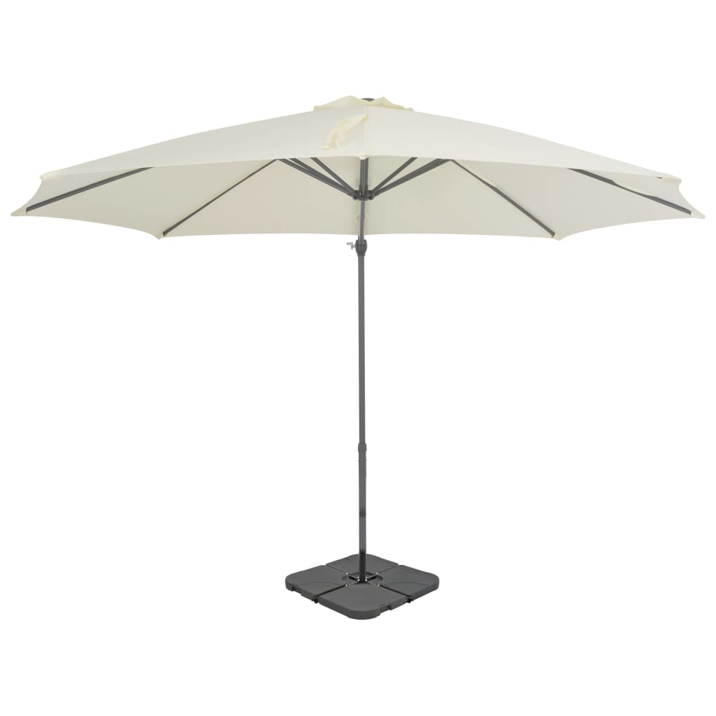 Parasol ogrodowy 3m piaskowy aluminiowy+stal