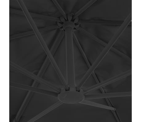 vidaXL Sonnenschirm mit Schirmständer Anthrazit Ampelschirm Schirm