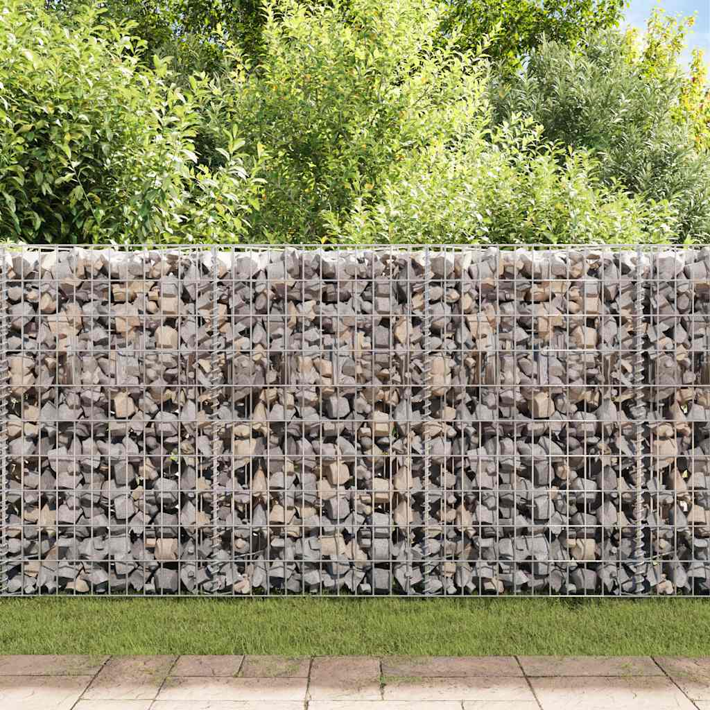 Gabion Wall Stone Planter Fence Panels Outdoor Garden Galvanized Steel vidaXL - Picture 16 of 32